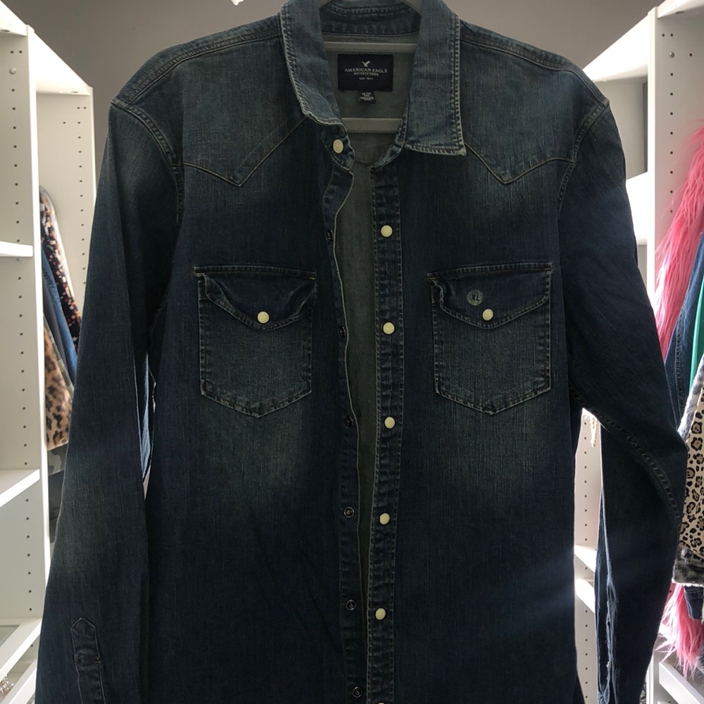 American Eagle Denim Shirt